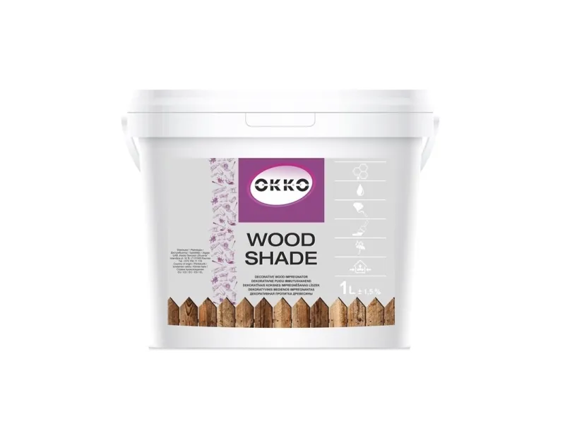WOODE IMPREG WOOD SHADE teak impregnering 1L OKKO
