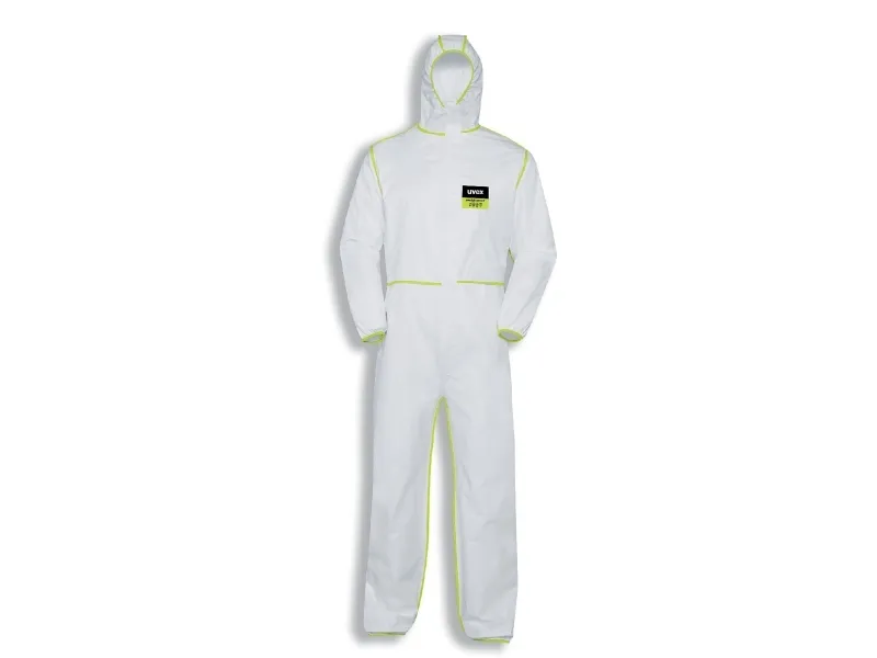 Uvex 9871014, Hvit, 3XL, Voksen, Unisex, Lange ermer, Full lengde