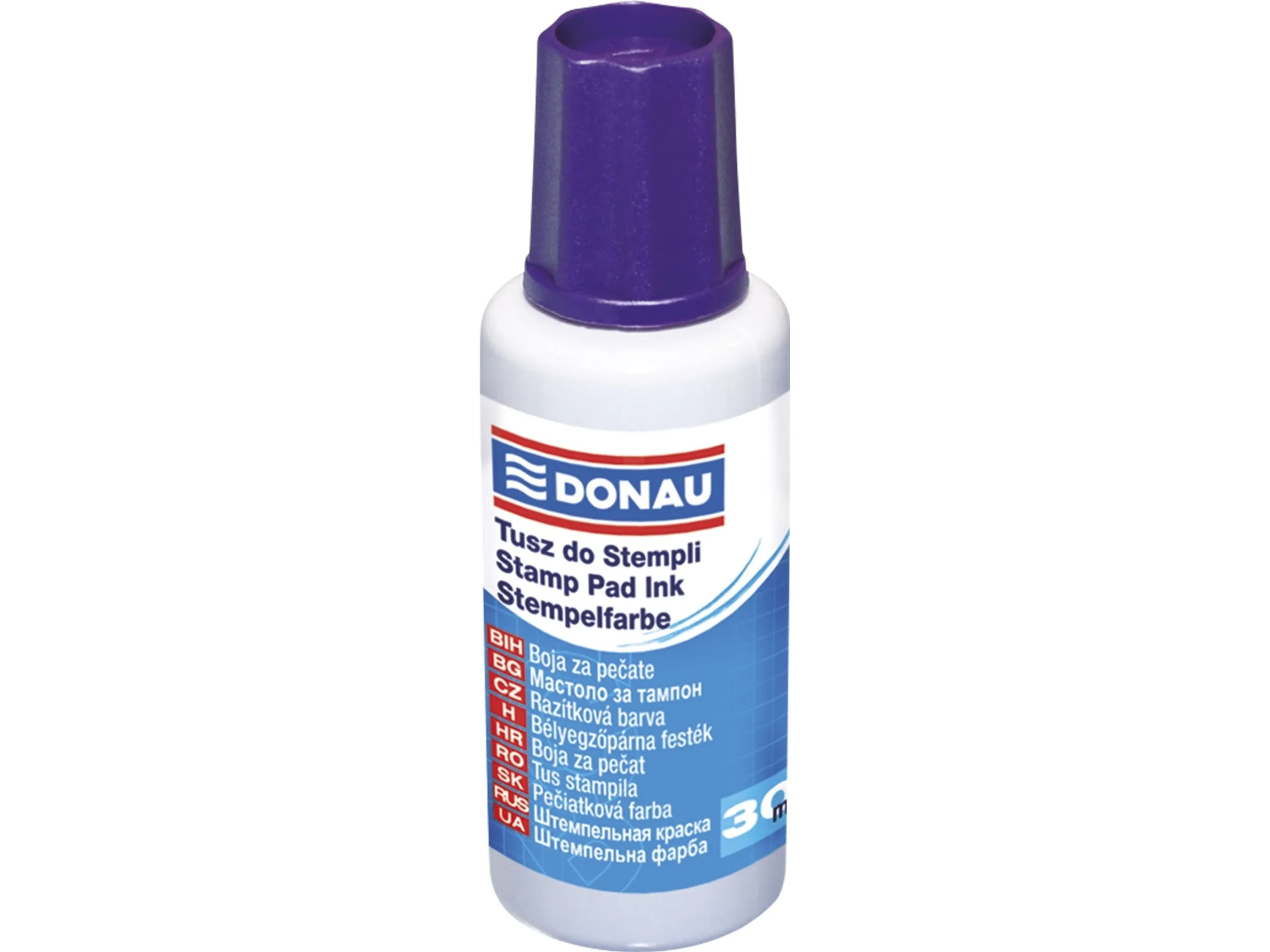 Donau stempelfarge til frimerker/stempler DONAU 30 ml fiolett
