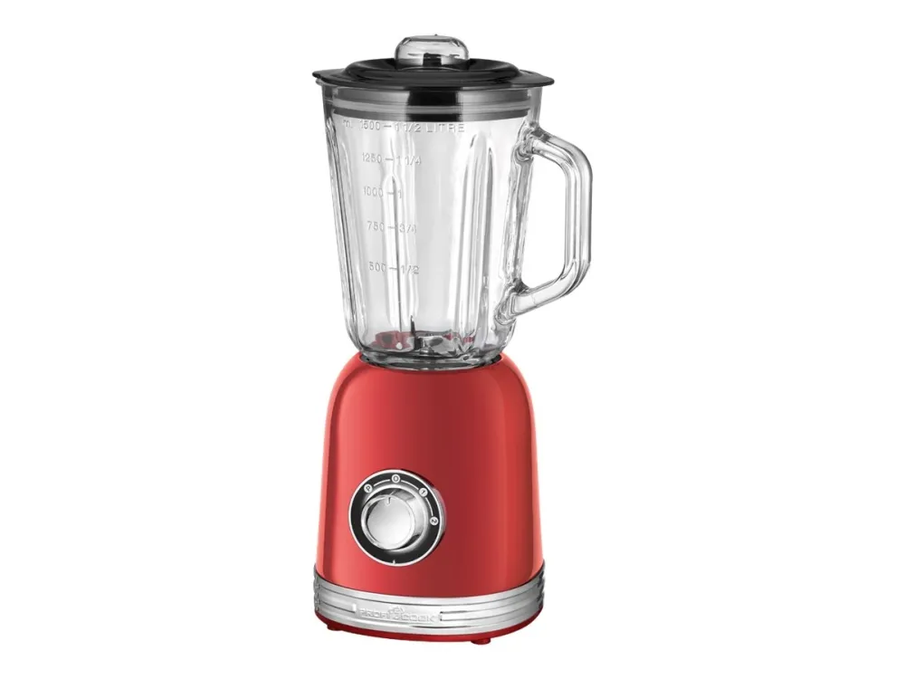 ProfiCook Vintage PC-UM 1195 - Mikser - 1.5 liter - 800 W - rød