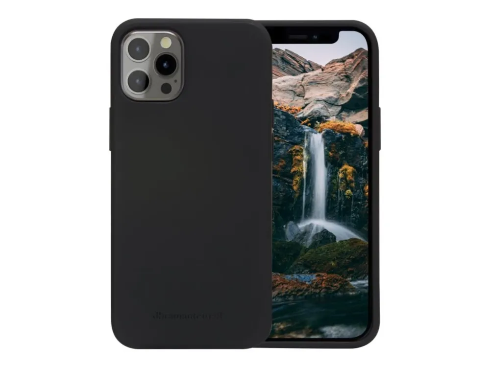 dbramante1928 - Baksidedeksel for mobiltelefon - 100 % resirkulert plast - nattsvart - for Apple iPhone 12 Pro Max