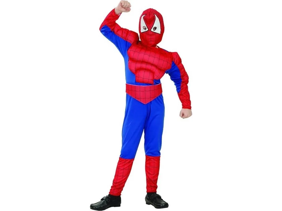 GoDan Children's Spider Man-kostyme - Spiderman med muskler, universal