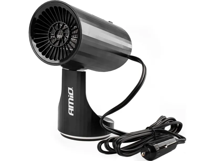 Bilvarmer med vifte 12V 150W AMIO-02898