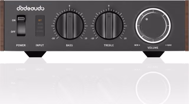 FiiO FiiO Level 1 svart – 600 W høyttalerforsterker, BT 6.0, USB-DAC