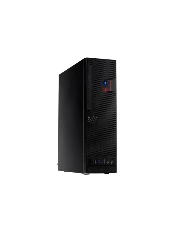 Inter-Tech S-331 - Kabinett - Desktop slimline - Svart
