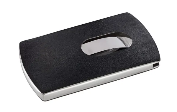 Sigel VZ121, Lær, Rustfritt stål, Svart, 12 kort, 91 x 57 mm, 60 mm, 13 mm