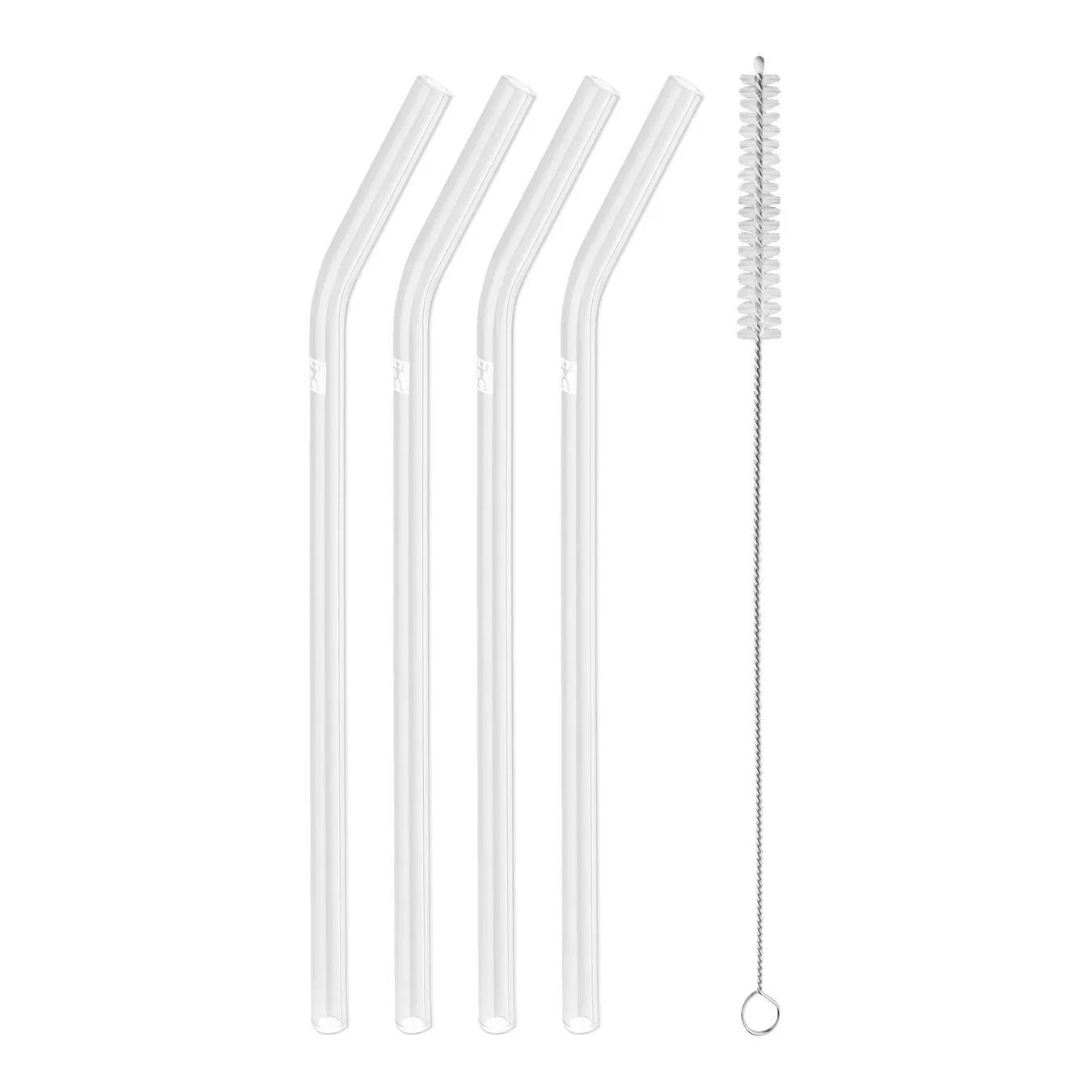 Zwilling - Sorrento curved glass straw - 4 pcs