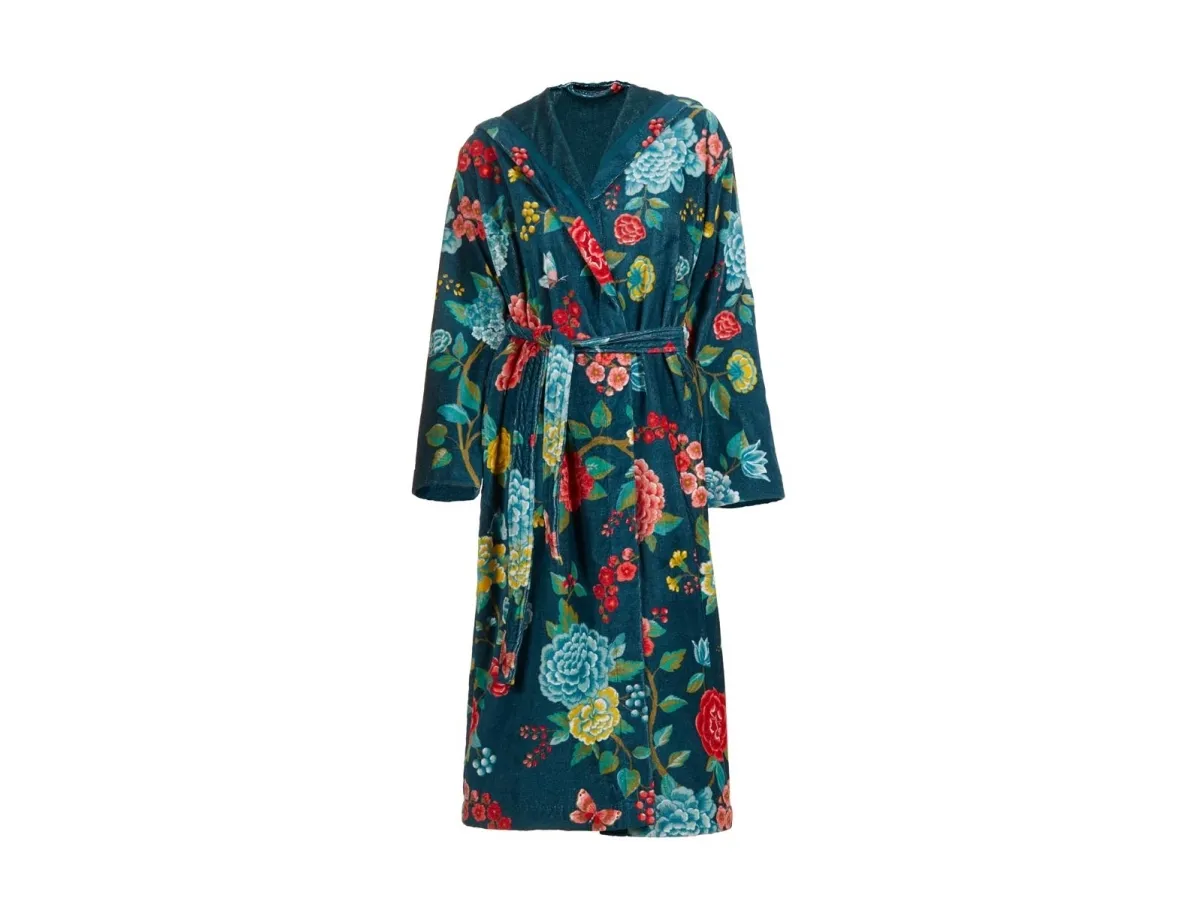 PIP Studio Good Evening Bathrobe Dark Blue S