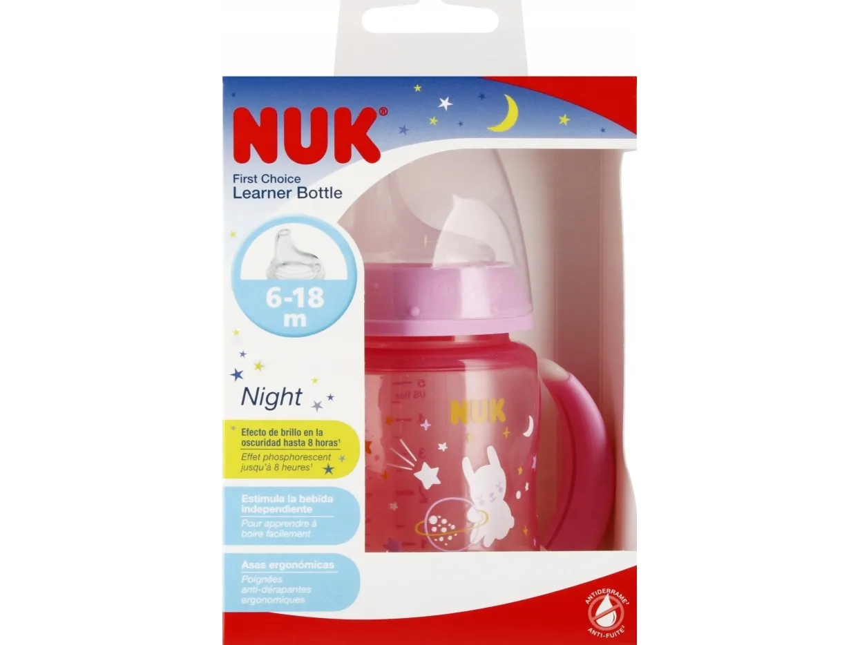NUK tåteflaske 150 ml med uch 6-18 m FC10743998 (1/6)