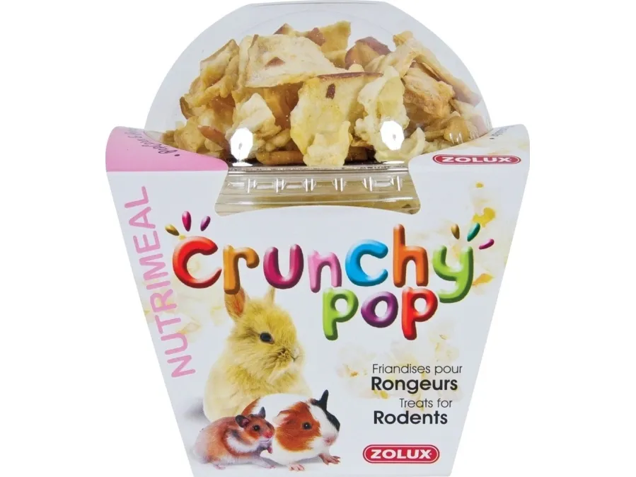 Zolux Crunchy Pop eplegodteri til gnagere 33 g