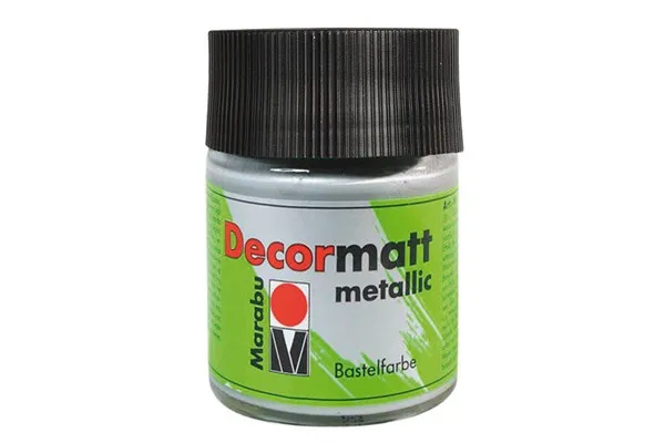 Decormatt 50 ml 782 Metallic sølv