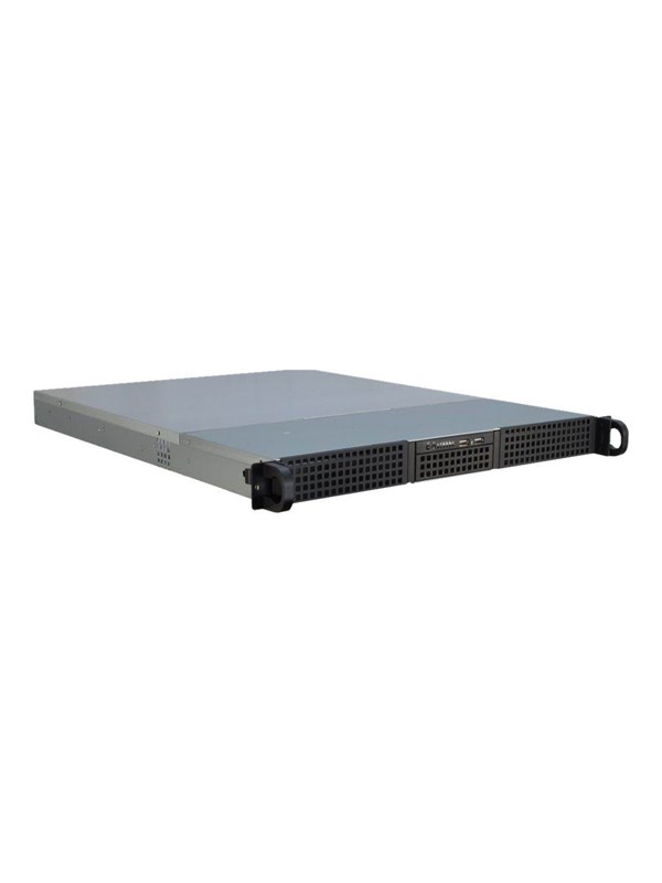 Inter-Tech IPC 1U-10255 - Kabinett - Server (Rack) - Svart