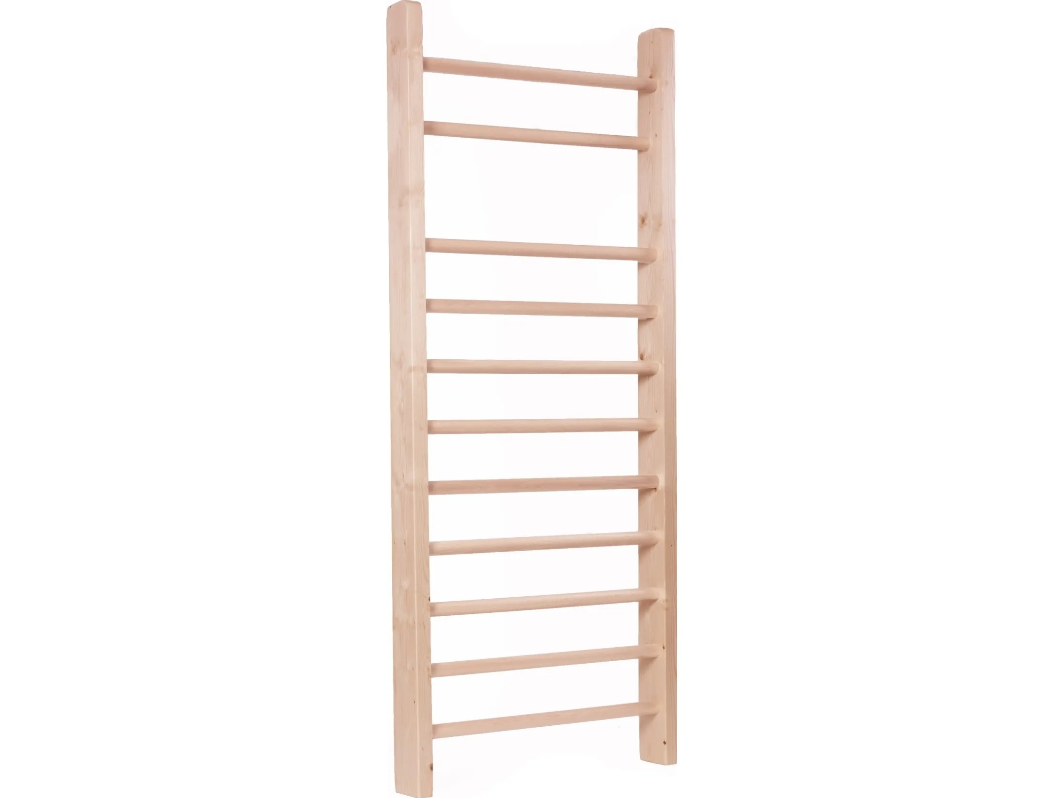 Master gymnastikkstige til vegg, lakkert 250 x 90 cm