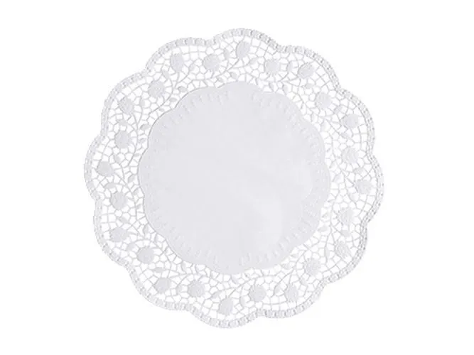 Papstar 18270, Rund, Hvit, Papir, 30 cm