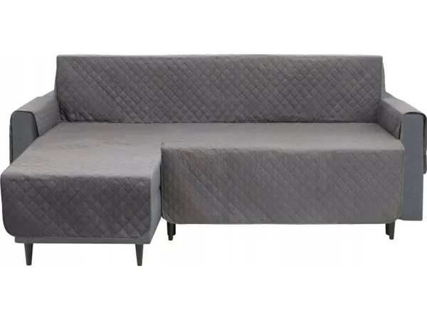 DOGGY 200 cm trekk PARIS for høyre hjørnesofa grå