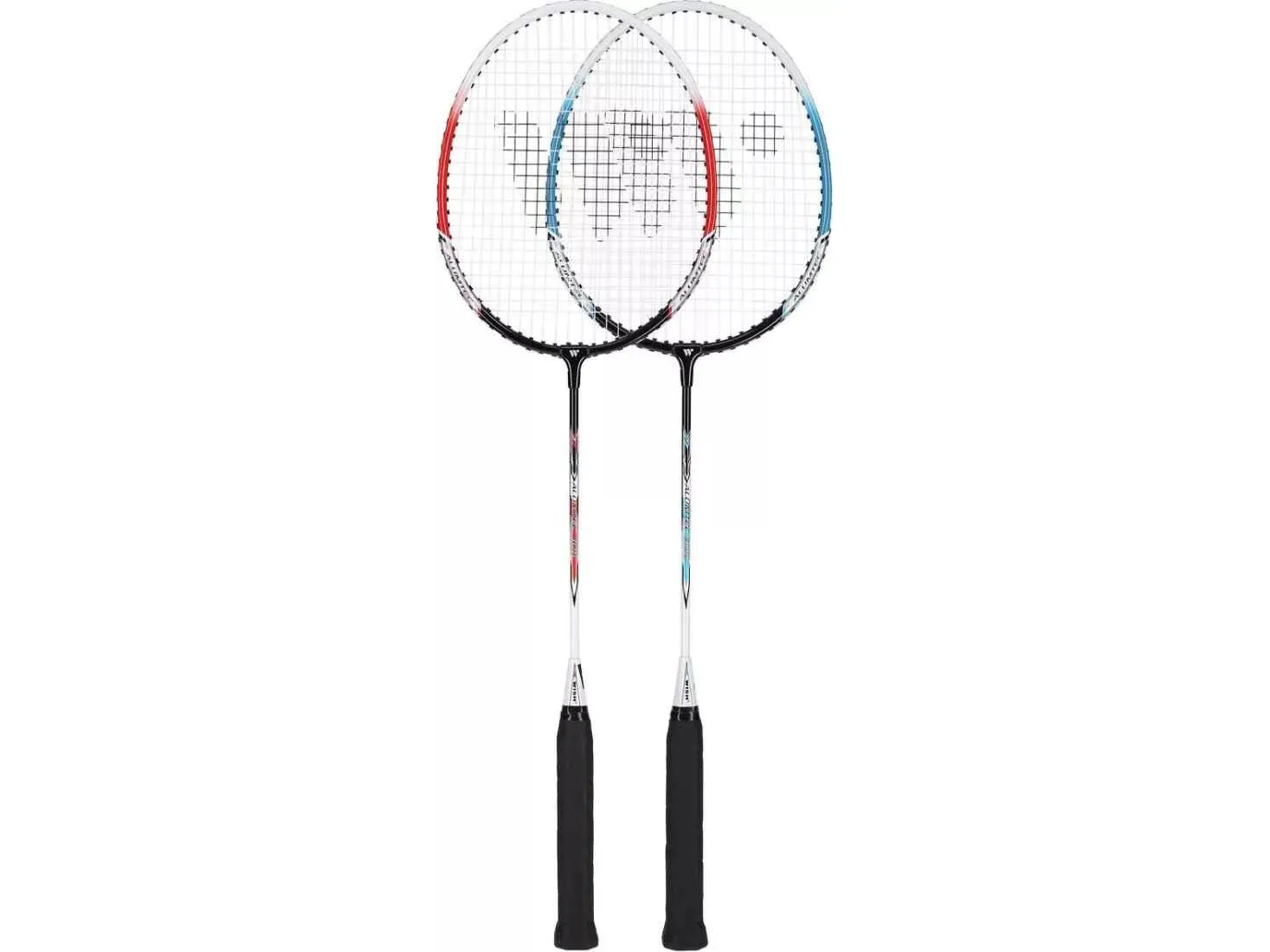 WISH ALUMTEC 308 BADMINTON RACKET RØD+LIME WISH universal