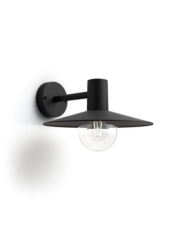 Philips Skua utendørs vegglampe, sort