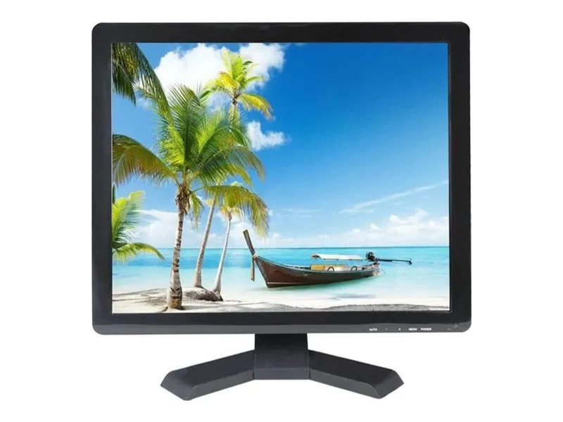 Ernitec - LED-skjerm - 17 - 1280 x 1024 - 250 cd/m² - 1000:1 - 5 ms - HDMI, VGA, BNC (sammensatt) - høyttalere - svart