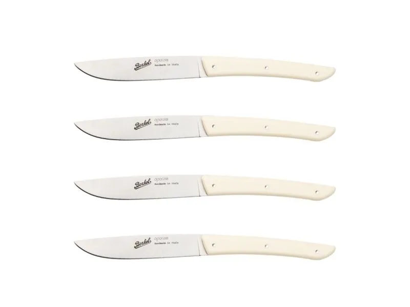 Berkel KCO4SW11SRCBL, Steik kniv, 11 cm, Rustfritt stål, 4 stykker