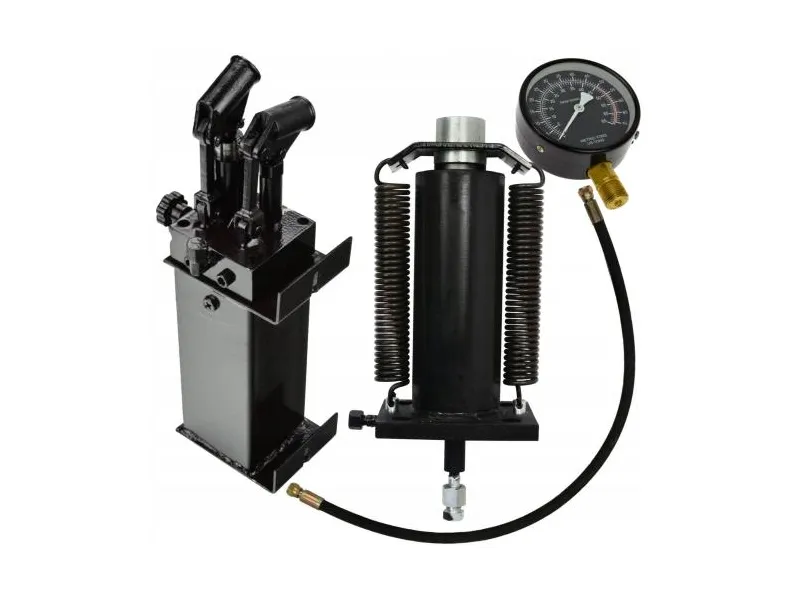 Geko pressesett 50T hurtig pumpe sylinder manometer (1/2 stk.)