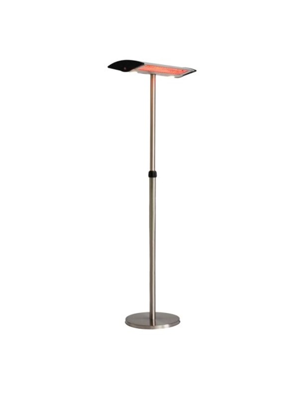 HORTUS Patio heater floor model 1000/2000 W GT silver