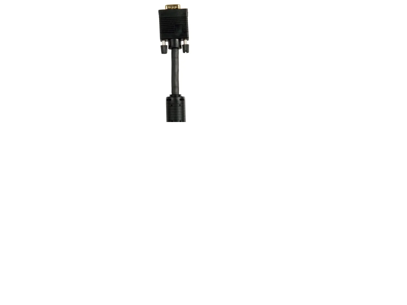 Sinox VGA monitor kabel HD15. 5m. Sort