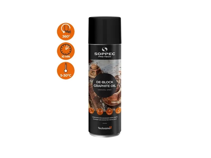 SOPPEC Pro Tech grafitoliespray 500 ml. - 2019935