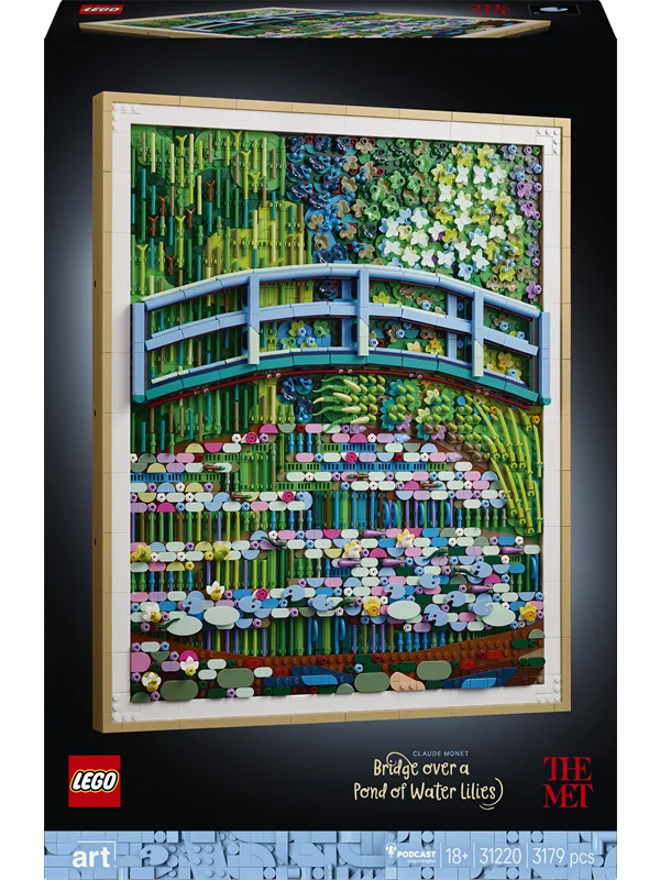 LEGO Art 31220 Claude Monet - Den japanske broen over vannliljedammen