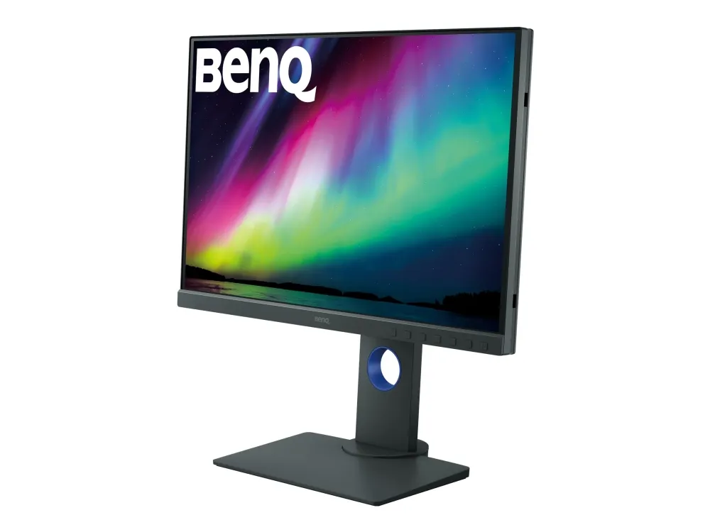 BenQ PhotoVue SW240 - SW Series - LED-skjerm - 24.1 (24 synlig) - 1920 x 1200 @ 60 Hz - IPS - 250 cd/m² - 1000:1 - 5 ms - HDMI, DVI-D, DisplayPort - grå