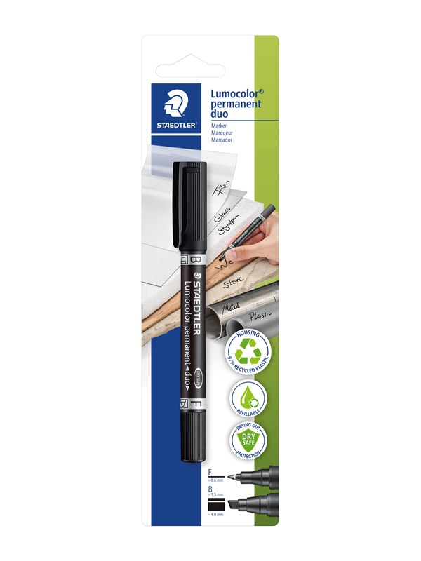 Staedtler Marker duo Lumocolor blister