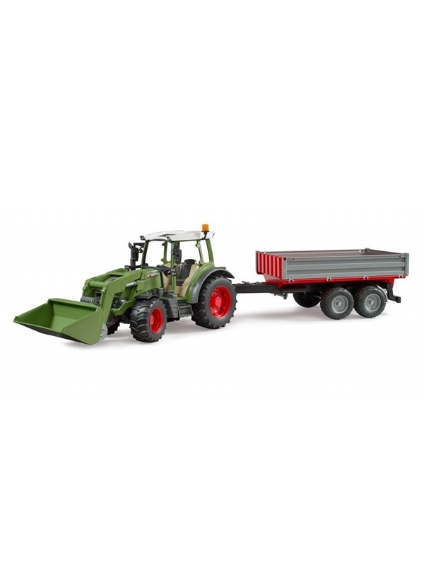 Bruder Fendt Vario 211 with frontloader and tipping trail