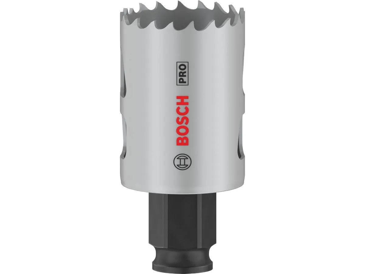 Bosch PRO Multi Material PC Plus, enkelt, bor, gips, metall, ikke-jernholdig metall, plast, mykt treverk, svart, grå, koboltlegert høyhastighetsstål (HSS-Co)