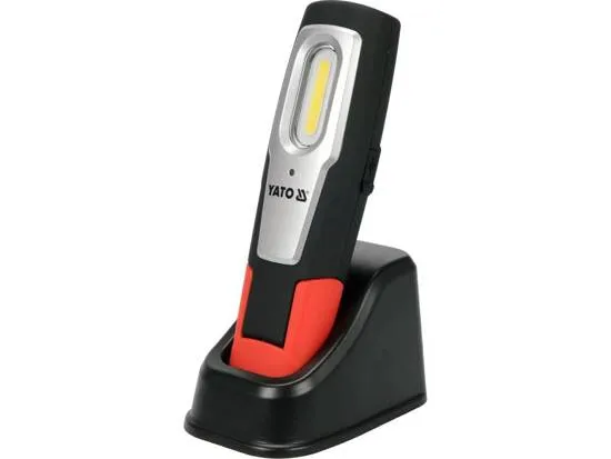 YATO ARBEIDSLAMPE 6W COB, 600LM + 250LM