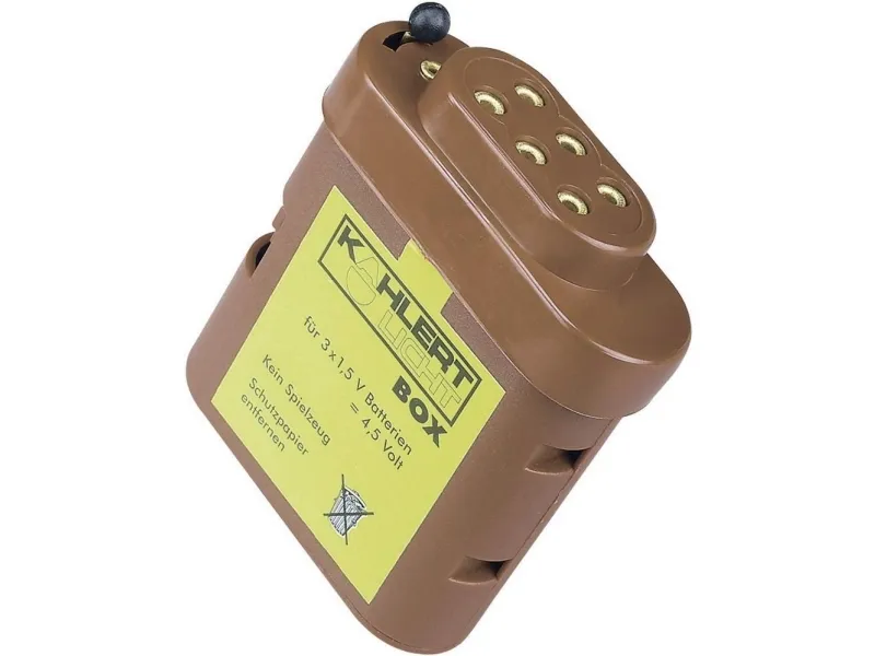 Kahlert Licht 60897 batteriboks med tilkoblingssokkel 4,5 V