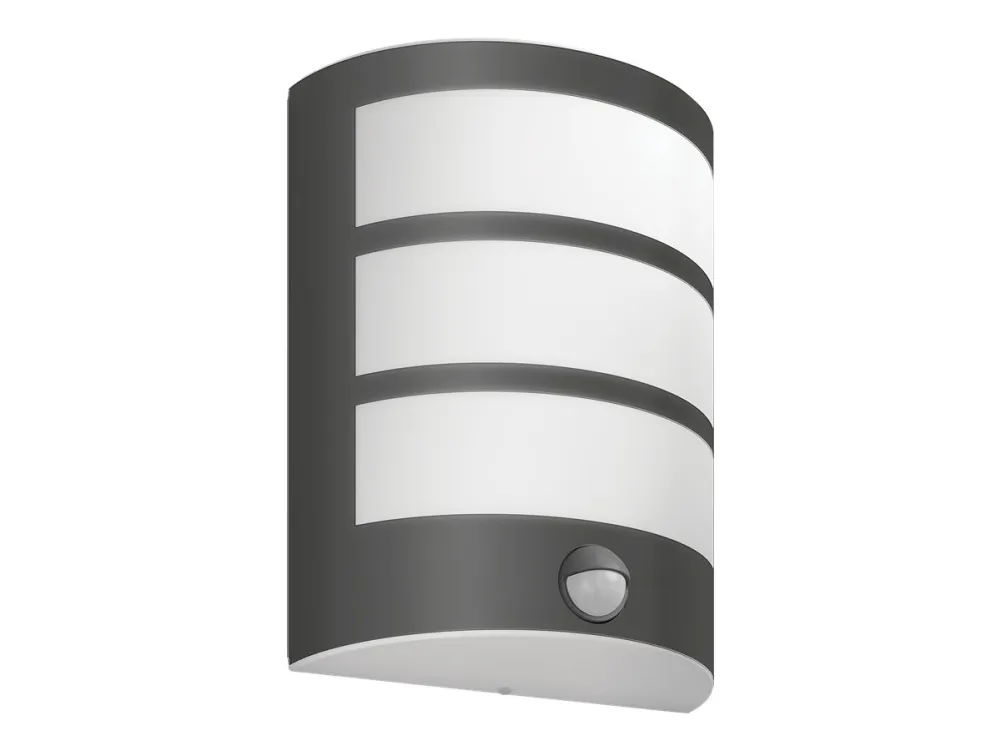Philips Python - Vegglampe - LED - 6 W - kjølilg hvitt lys - 4000 K - antrasitt