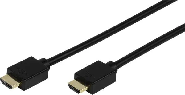 Vivanco VVVHDMI10MMGG, 1 m, HDMI Type A (Standard), HDMI Type A (Standard), Svart