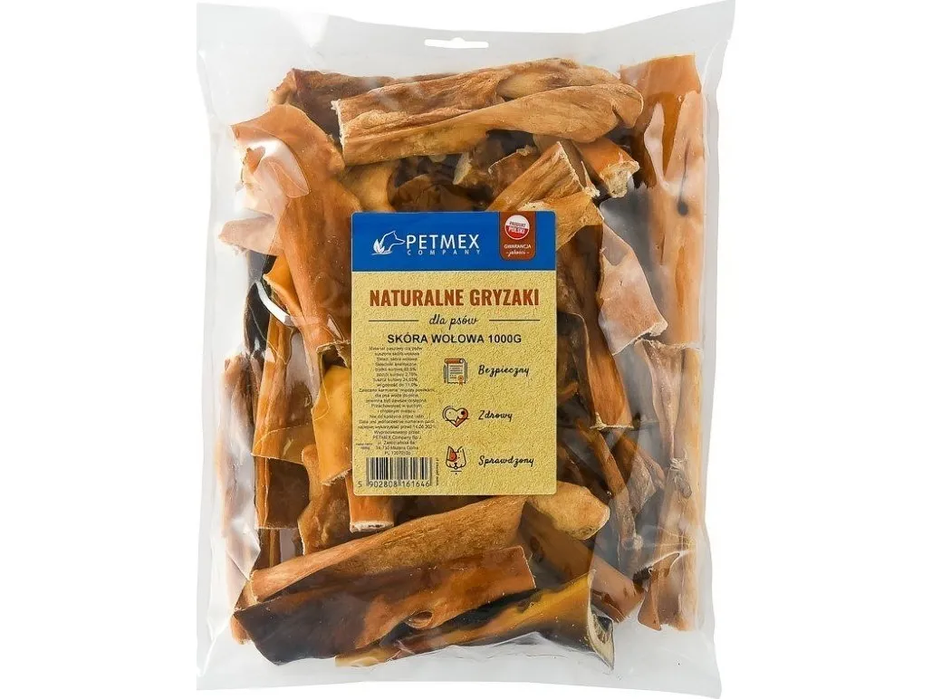 Hund tygge PETMEX Oksekød skind 15cm 1000g