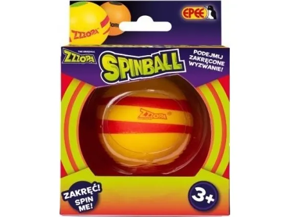 EP Spinball - Twisted fun gul med rød vortex 092639