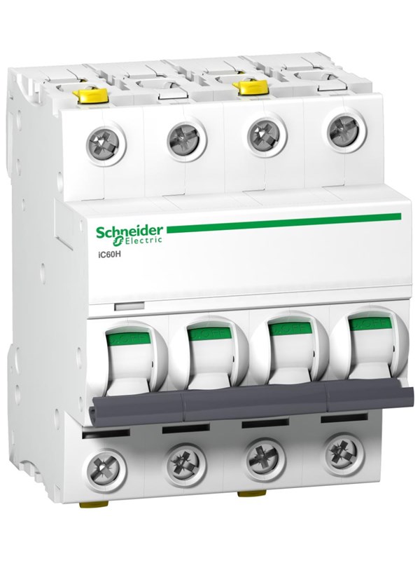 Schneider Electric Acti9 ic60h 4p 63a c miniature circuit breaker