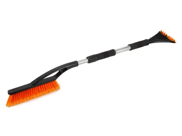 Bradas teleskopisk is-skraper med snøvisker, 890–1.170 mm for enkel fjerning av snø, rim og is (ICE2703A)
