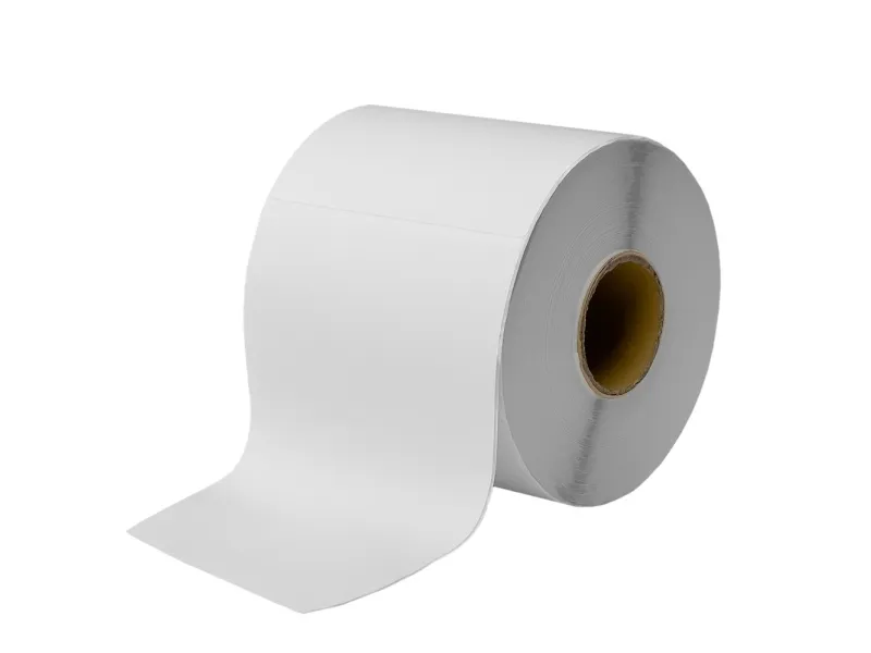 Hurtel adresseetiketter til pakker for termisk skriver 100x150 mm rull 500 stk, hvite