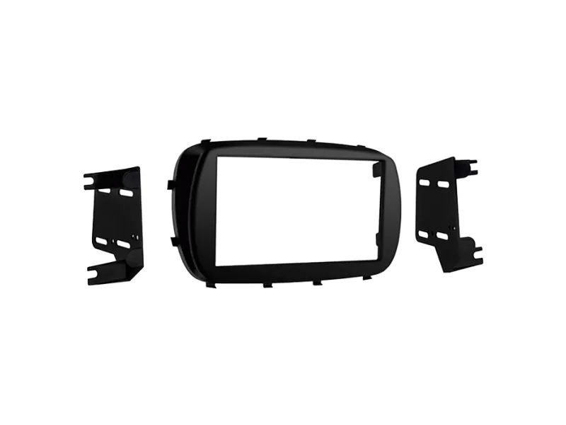 2-DIN radiomontasjeramme til Fiat 500X (ZAF 334) 01/15-08/24 svart