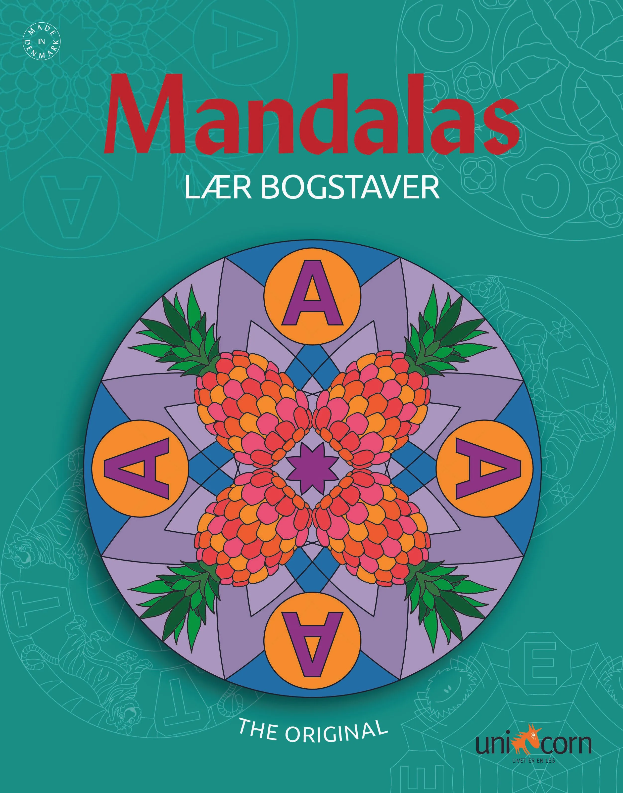 Mandalas - Lær Bogstaver | Språk: Dansk