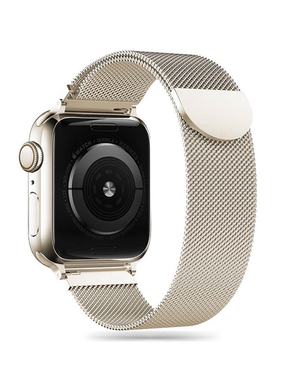 Tech-Protect  MilaneseBand Strap for Apple Watch 4 / 5 / 6 / 7 / 8 / 9 / SE / Ultra 1 / 2 (42/44/45/49 mm) - Beige