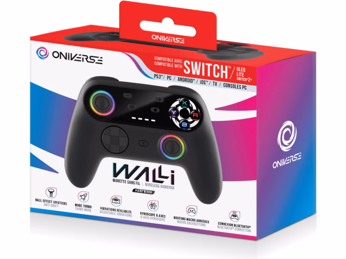 Oniverse ONICTR4-SWI-BLK Gaming Controller - Wired Controller - Android