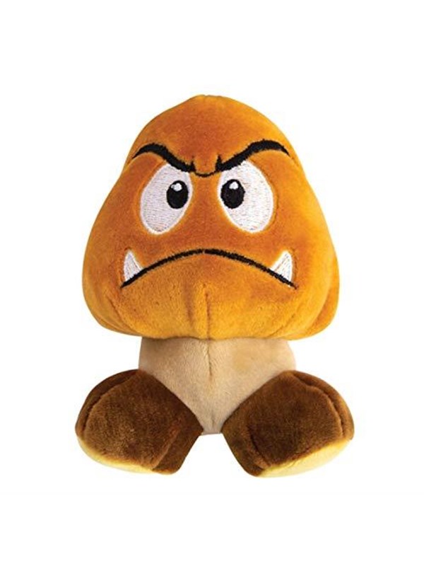 Tomy - Nintendo Super Mario Junior Mocchi - Goomba 15 cm - Bamser & kosedyr