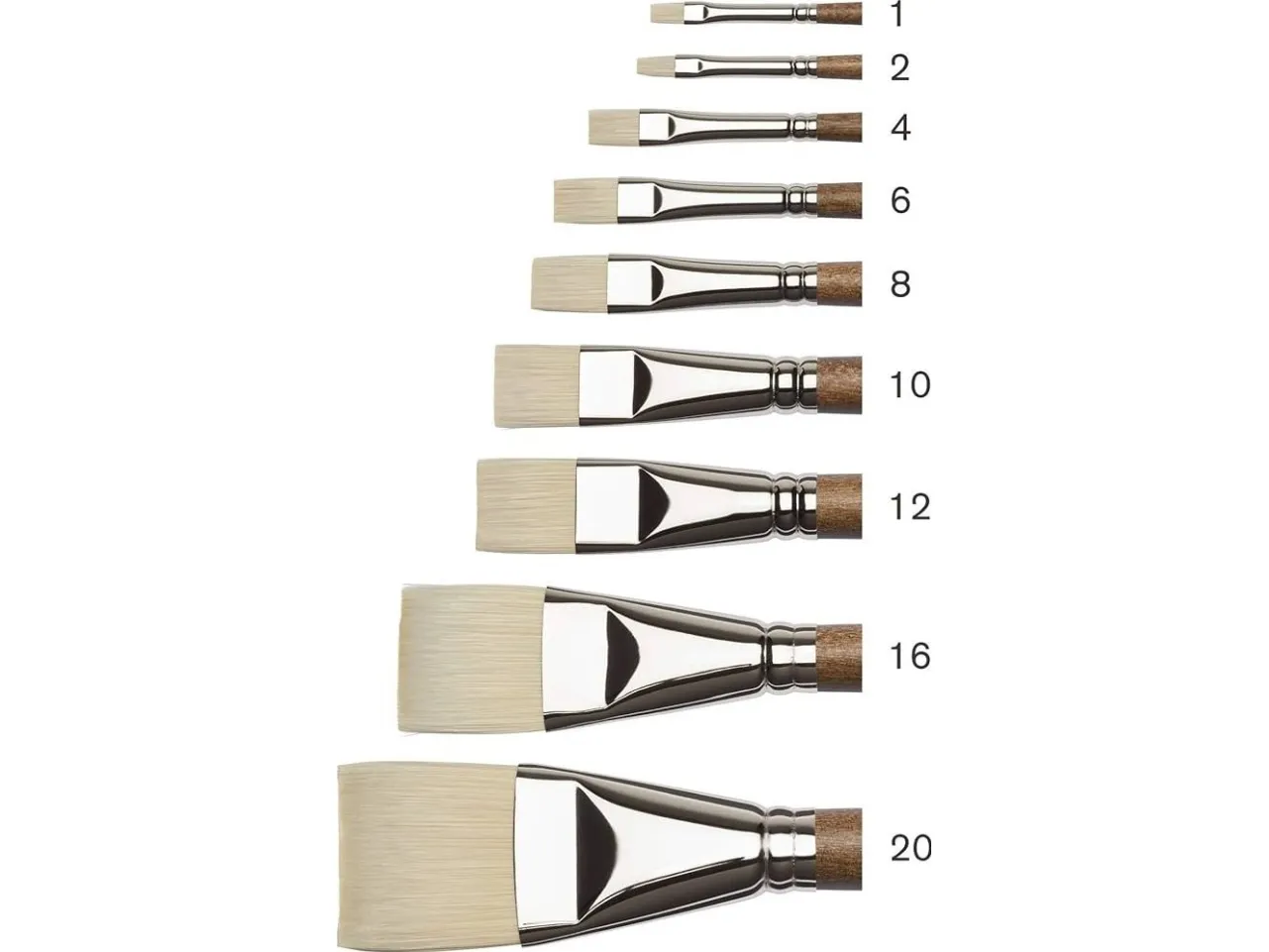 SmartMax Artists' Oil syntetisk hog-børste Bright str. 4