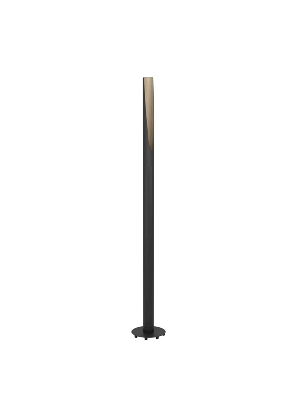 EGLO BARBOTTO FLOOR GU10 SVART/EIK FSC