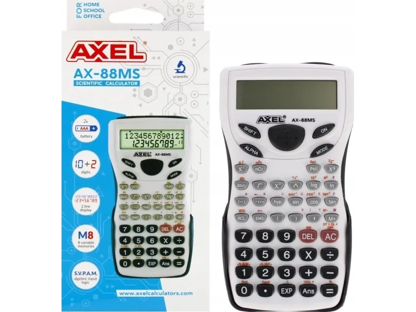 Axel VITENSKAPELIG KALKULATOR AX-88MS PUD 50/100