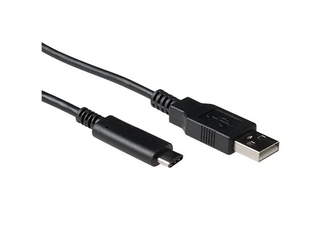USB 2.0 tilkoblingskabel C hann - A hann 1,00 m